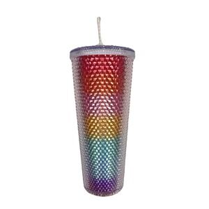 STARBUCKS Rainbow Studded Venti 24 oz Tumbler SUMMER 2020 PRIDE